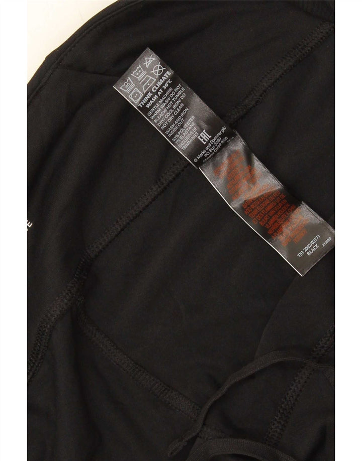 Marks & Spencer Womens Leggings UK 22 3XL Black Polyester