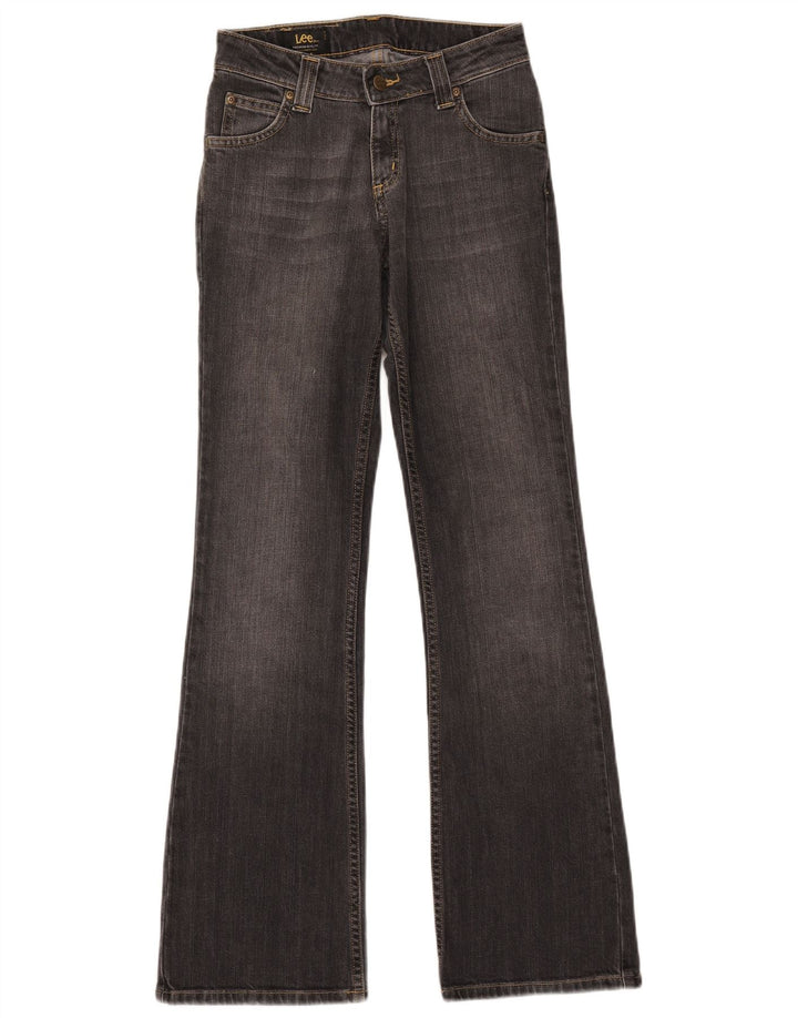Lee Womens Desoto Bootcut Jeans W27 L33 Grey Cotton