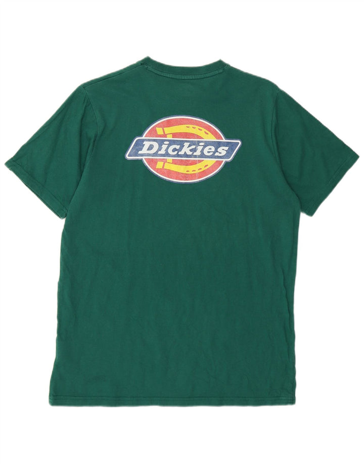 Dickies Mens Graphic T-Shirt Top Small Green Cotton