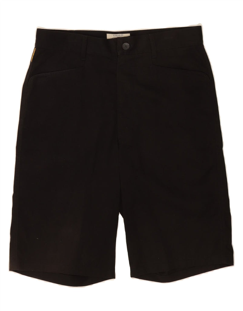 ARMANI Womens Milano Casual Shorts W36 XL  Black Cotton Vintage Armani and Second-Hand Armani from Messina Hembry 