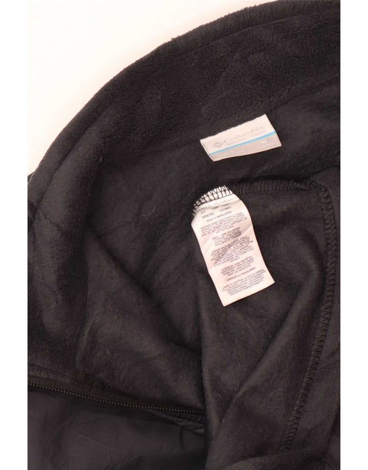 Columbia Boys Tracksuit Top Jacket 15-16 Years XL Black Polyester