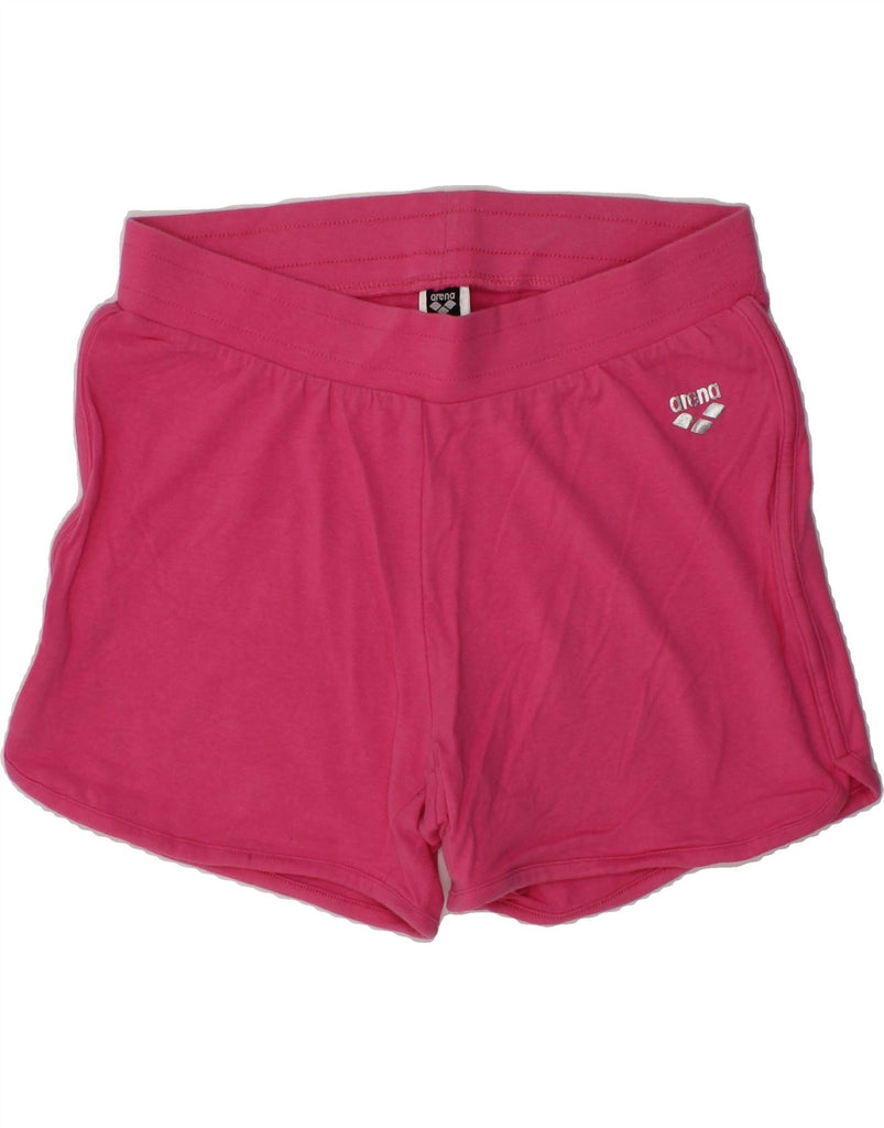 ARENA Girls Sport Shorts 13-14 Years Pink Cotton | Vintage Arena | Thrift | Second-Hand Arena | Used Clothing | Messina Hembry 