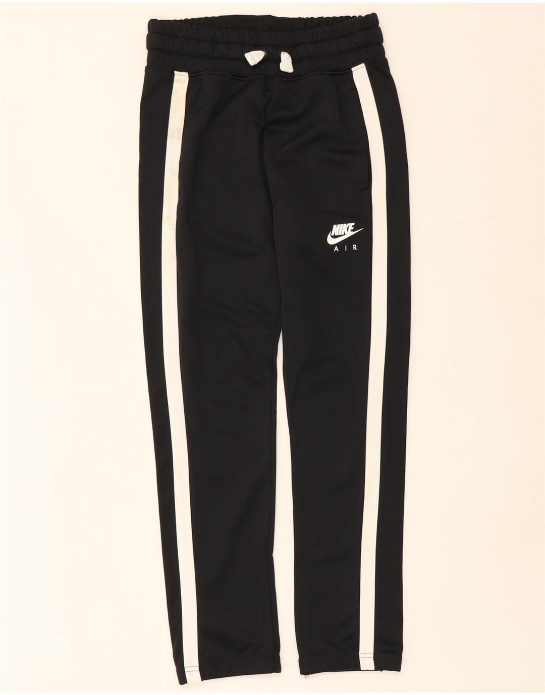 Nike Boys Tracksuit Trousers 12-13 Years Large Black Colourblock Polyester