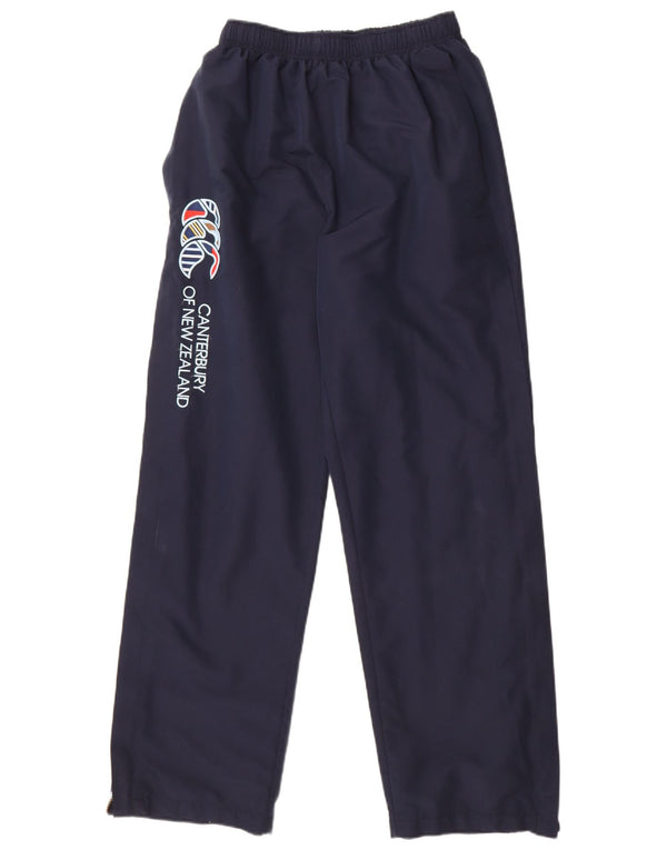 Canterbury Mens Graphic Tracksuit Trousers Medium Navy Blue Polyester