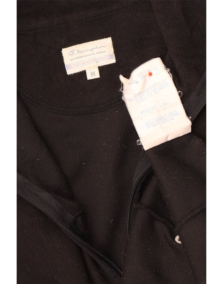 Champion Womens Fleece Jacket UK 12 Medium Black Polyester