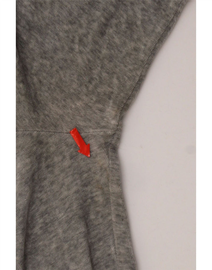 Marks & Spencer Womens Top Long Sleeve UK 14 Large  Grey Polyester