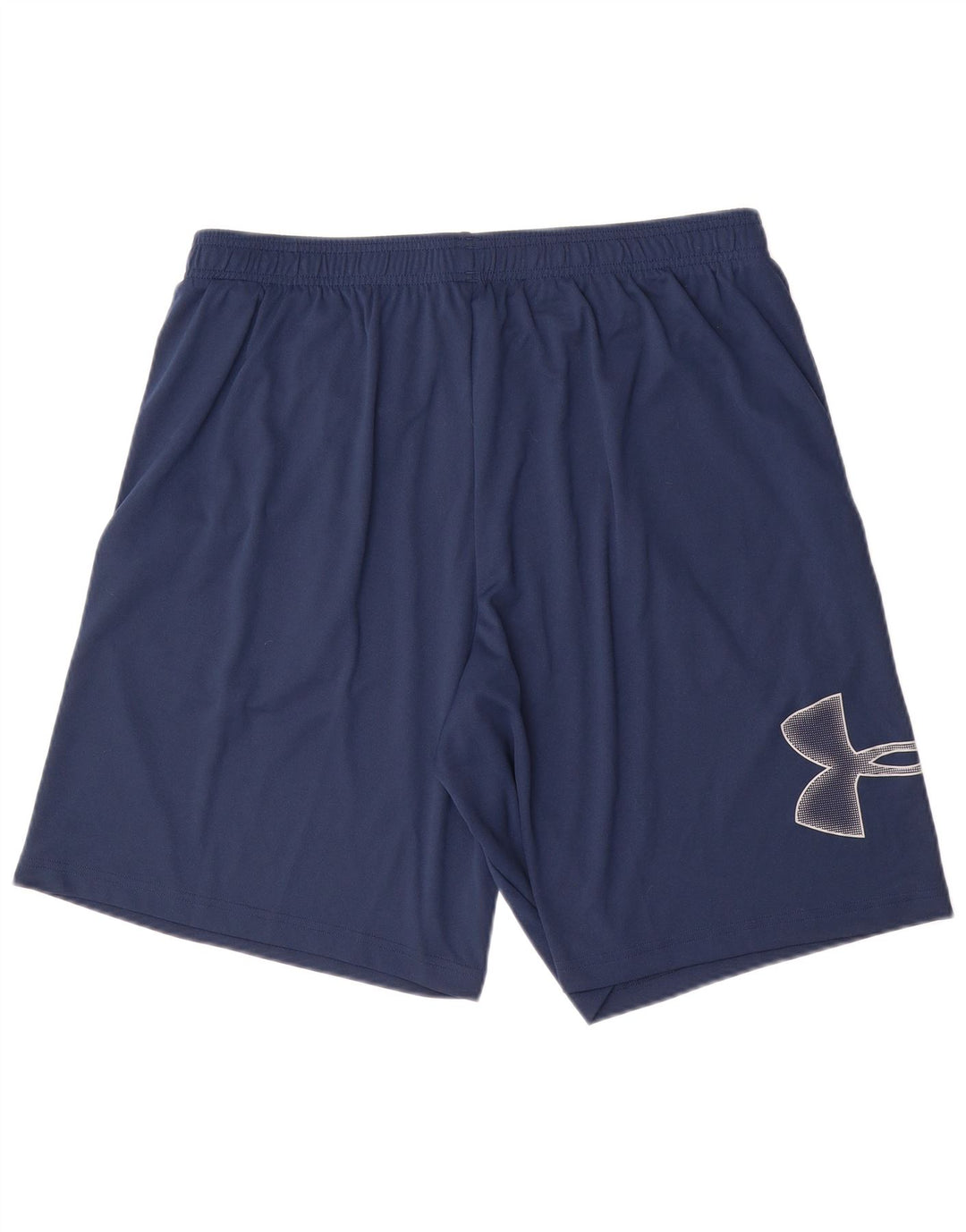 UNDER ARMOUR Mens Graphic Sport Shorts XL Navy Blue Polyester
