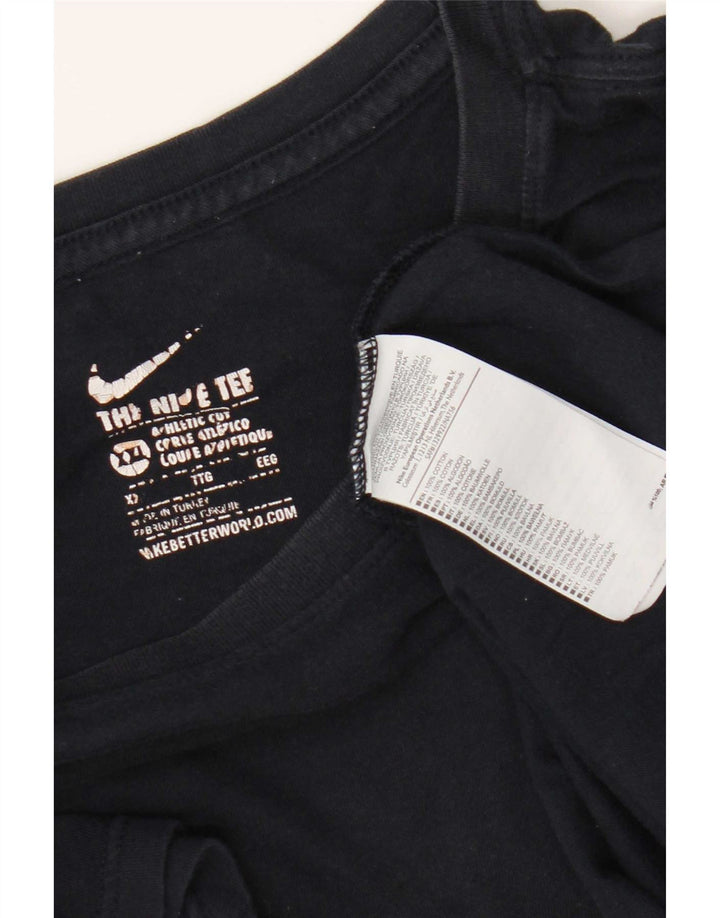Nike Mens T-Shirt Top 2XL Navy Blue Cotton