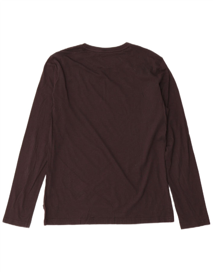 PUMA Boys Graphic Top Long Sleeve 15-16 Years XL Black