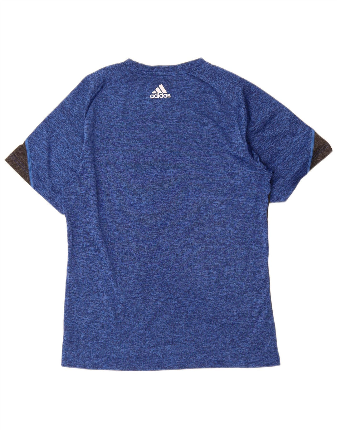 Adidas Mens Climacool Graphic T-Shirt Top Medium Blue Colourblock Polyester