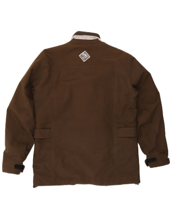 Tucano Urbano Mens Utility Jacket UK 40 Large Brown Nylon
