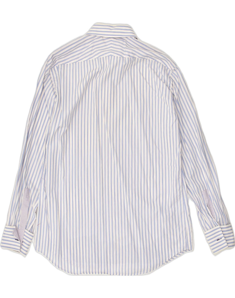 PAUL SMITH Mens London Shirt Size 16 41 Large Blue Striped Cotton | Vintage Paul Smith | Thrift | Second-Hand Paul Smith | Used Clothing | Messina Hembry 