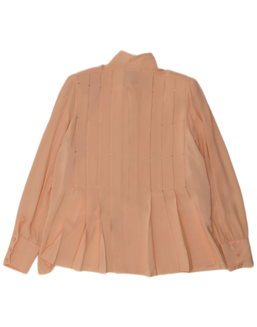 Carla Carini Womens Shirt Blouse IT 44 Medium Pink Silk