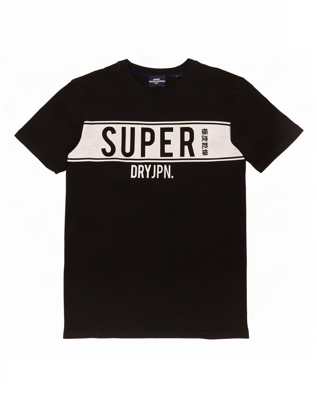 Superdry Mens Graphic T-Shirt Top Small Black Colourblock