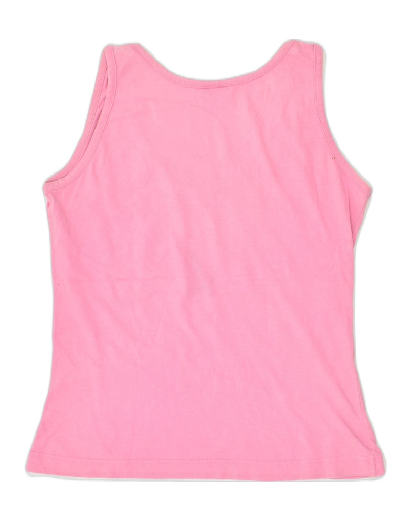 CHAMPION Womens Vest Top UK 12 Medium Pink Cotton | Vintage Champion | Thrift | Second-Hand Champion | Used Clothing | Messina Hembry 