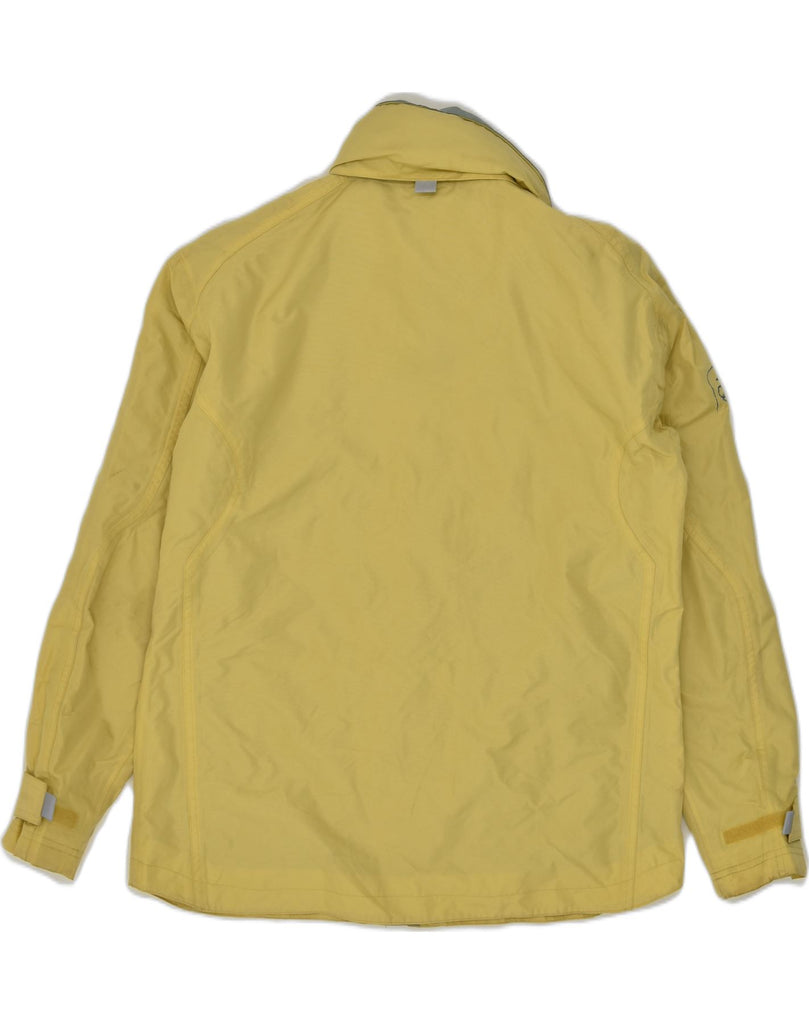 DECATHLON Womens Tribord Rain Jacket UK 14 Medium Yellow Polyamide | Vintage Decathlon | Thrift | Second-Hand Decathlon | Used Clothing | Messina Hembry 