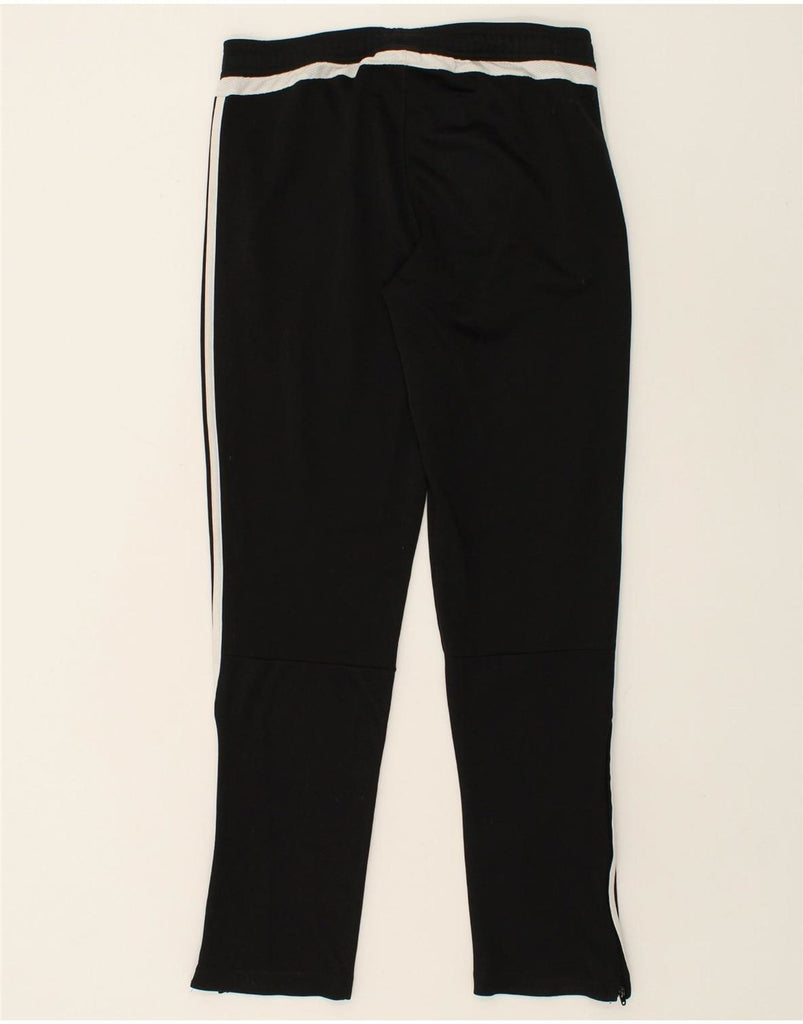 ADIDAS Boys Tracksuit Trousers 15-16 Years Black Polyester Vintage Adidas and Second-Hand Adidas from Messina Hembry 