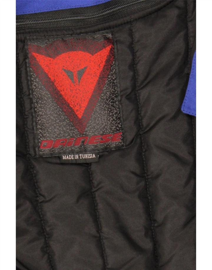 Dainese Mens Racer Jacket Size 54 Large Blue Colourblock Nylon