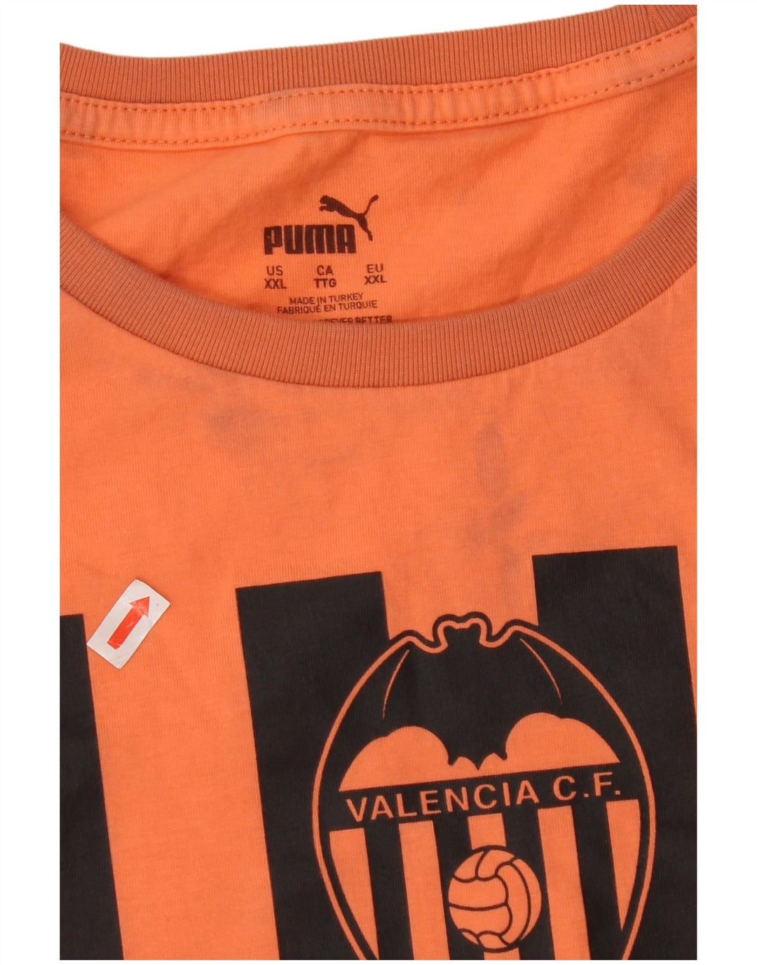 Puma Mens Valencia Graphic T-Shirt Top 2XL Orange