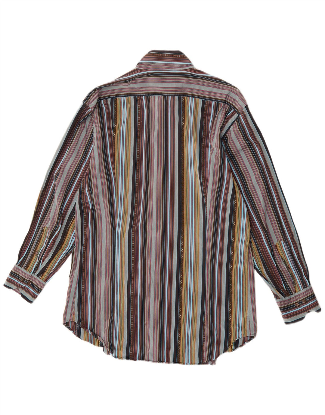 Etro Mens Shirt Size 43 Large Multicoloured Striped