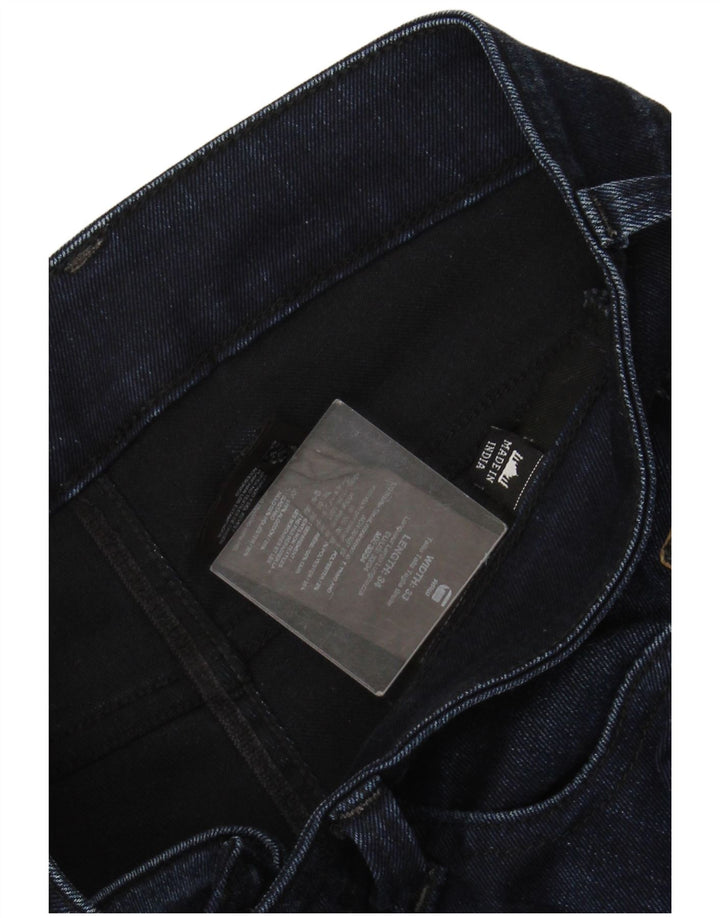 G-STAR Mens Revend Super Slim Jeans W33 L34 Navy Blue Cotton