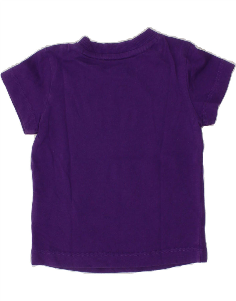 ADIDAS Baby Girls Graphic T-Shirt Top 6-9 Months Purple Cotton Sports Vintage Adidas and Second-Hand Adidas from Messina Hembry 