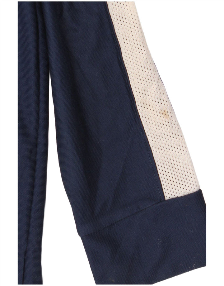 Under Armour Mens Tracksuit Top Jacket Medium Navy Blue Colourblock