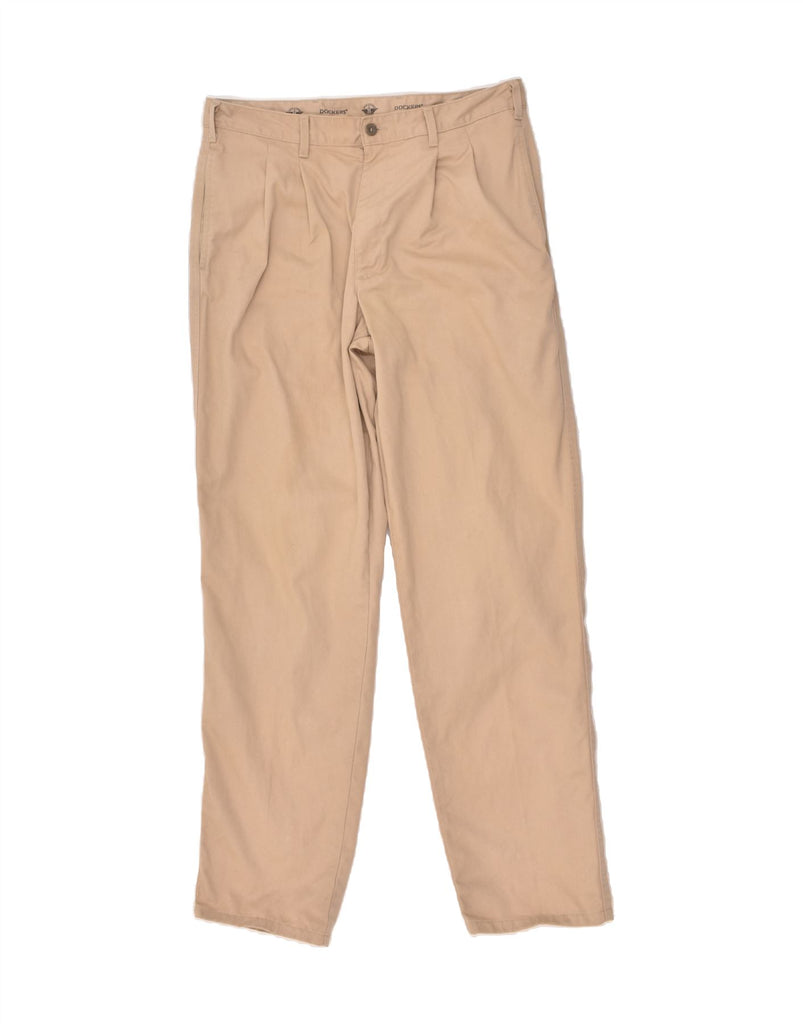 DOCKERS Mens Pegged Casual Trousers W36 L34 Beige | Vintage Dockers | Thrift | Second-Hand Dockers | Used Clothing | Messina Hembry 