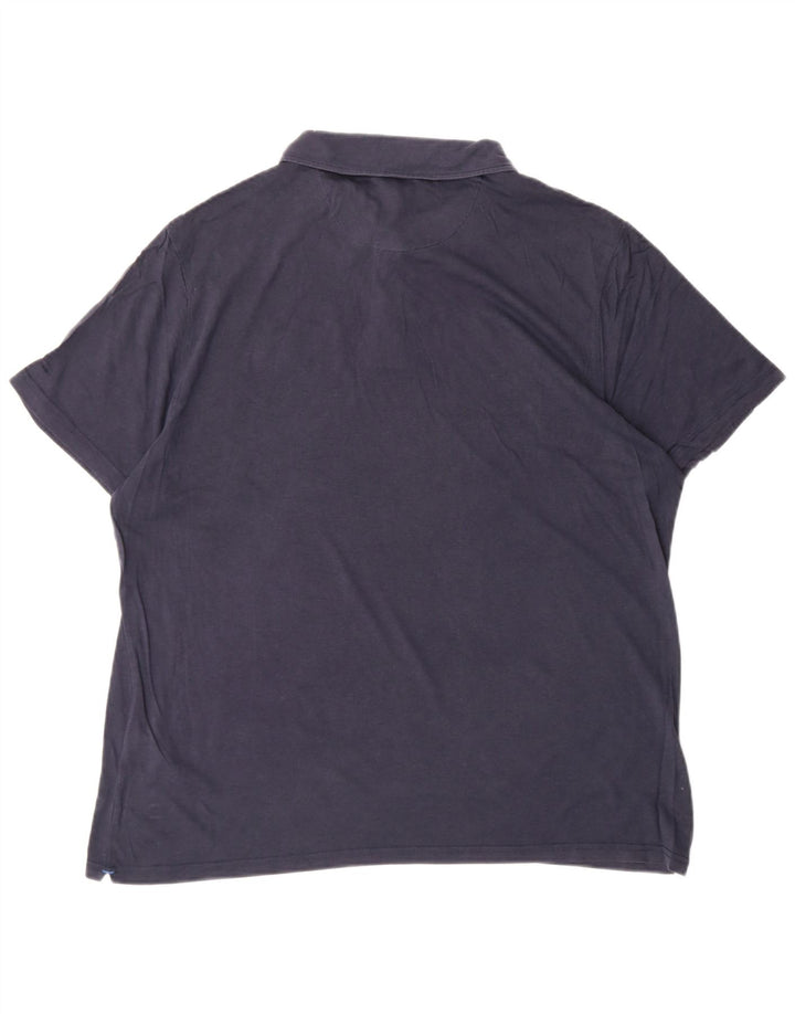NORTH SAILS Mens Polo Shirt XL Navy Blue Lyocell