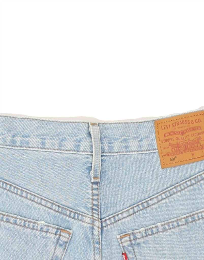 LEVI'S Womens 501 Denim Shorts W25 XS Blue Cotton | Vintage Levi's | Thrift | Second-Hand Levi's | Used Clothing | Messina Hembry 