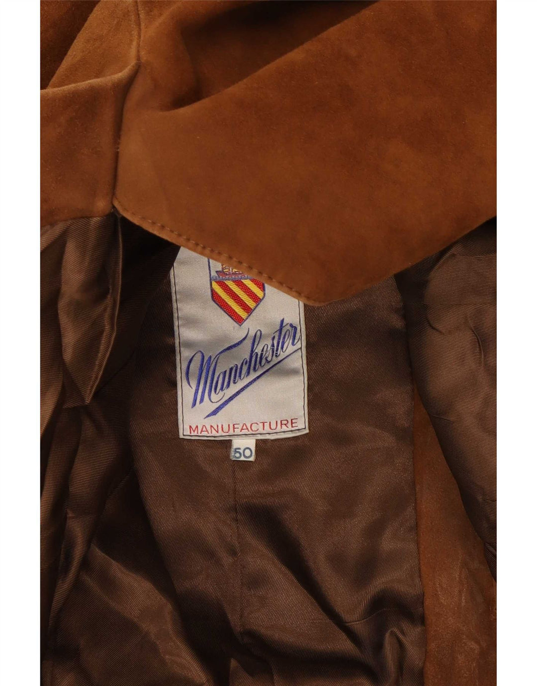 Vintage Mens 3 Button Suede Blazer Jacket IT 50 Large Brown