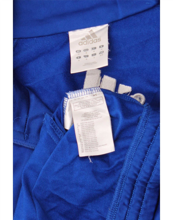 Adidas Mens Tracksuit Top Jacket Medium Blue Polyester