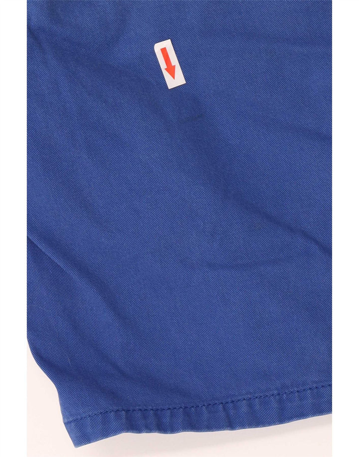 Timberland Mens Chino Shorts Medium W30 Blue Cotton