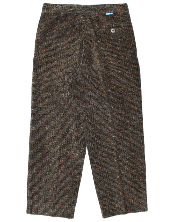 CARRERA Womens High Waist Corduroy Trousers IT 50 Large W34 L27 Grey