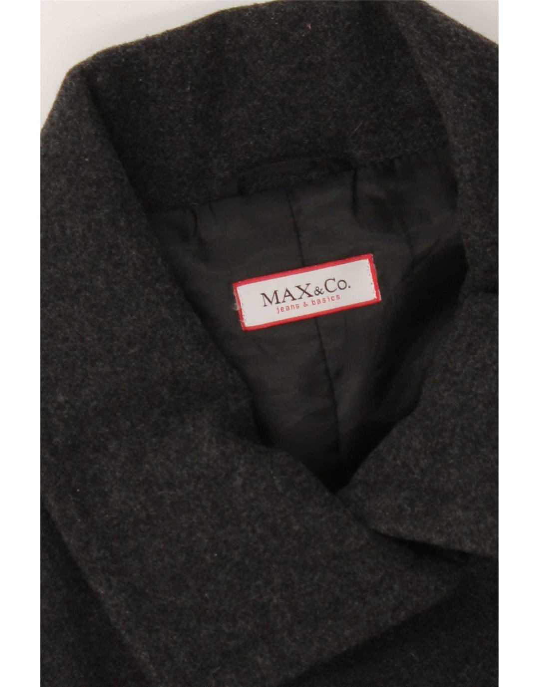 Max & Co. Womens 4 Button Blazer Jacket UK 14 Medium Grey Flecked