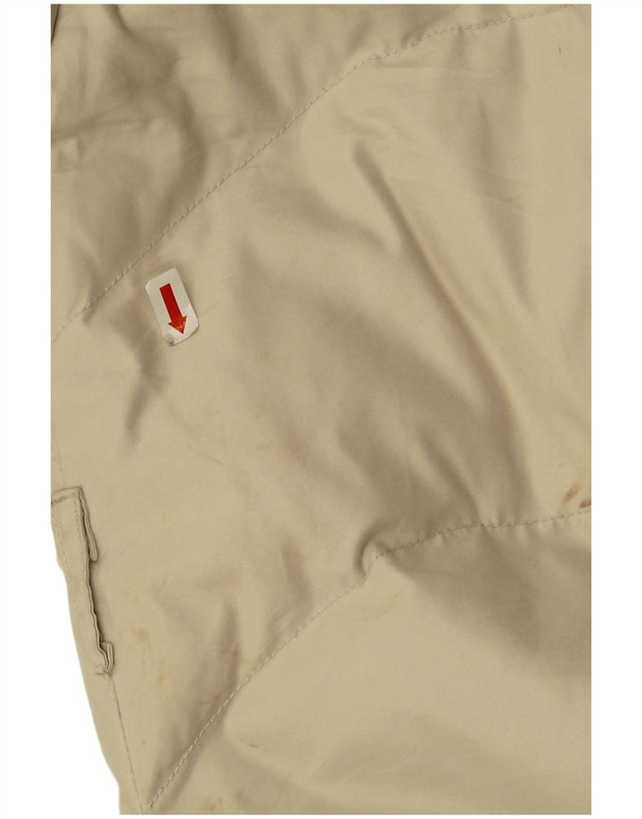 Diadora Girls Oversized Padded Jacket 9-10 Years Large Beige Polyester