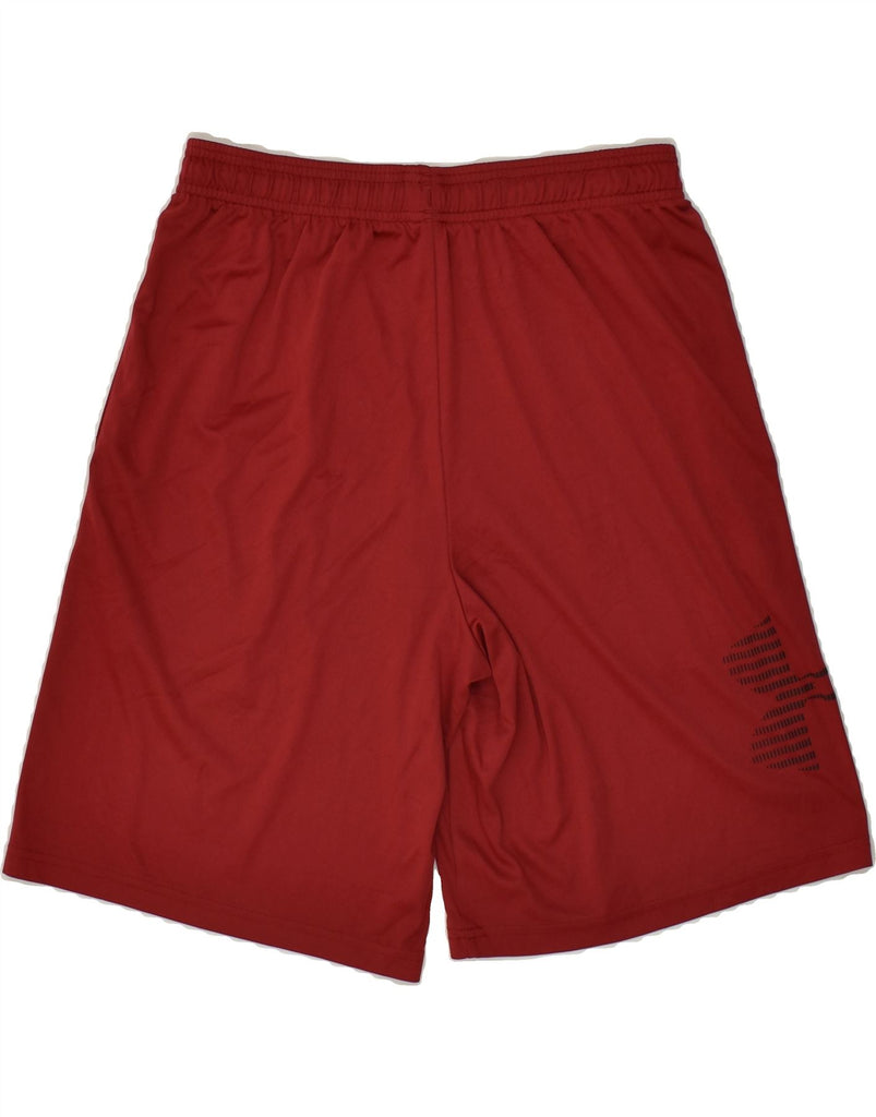 UNDER ARMOUR Mens Graphic Sport Shorts Medium Red | Vintage Under Armour | Thrift | Second-Hand Under Armour | Used Clothing | Messina Hembry 