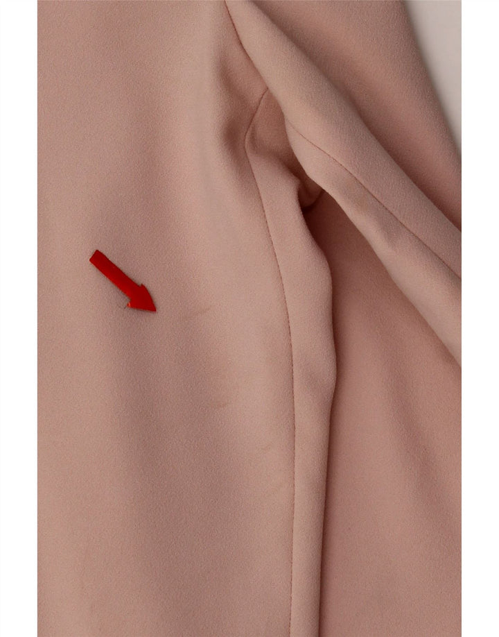 Zara Womens Slim Chino Trousers Small W27 L26 Pink Polyester