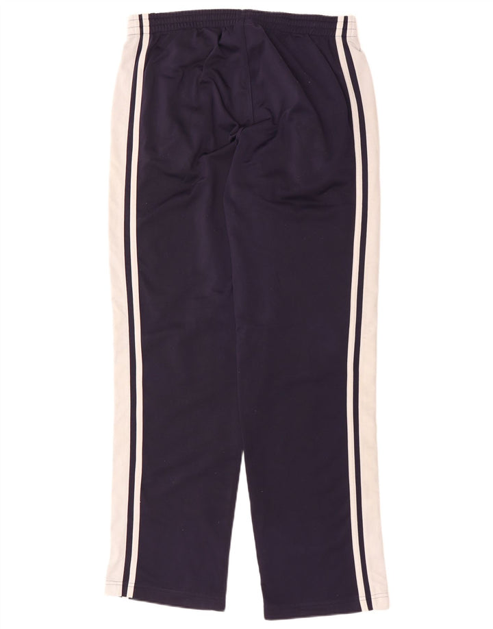 PUMA Mens Tracksuit Trousers Medium  Navy Blue Colourblock Polyester