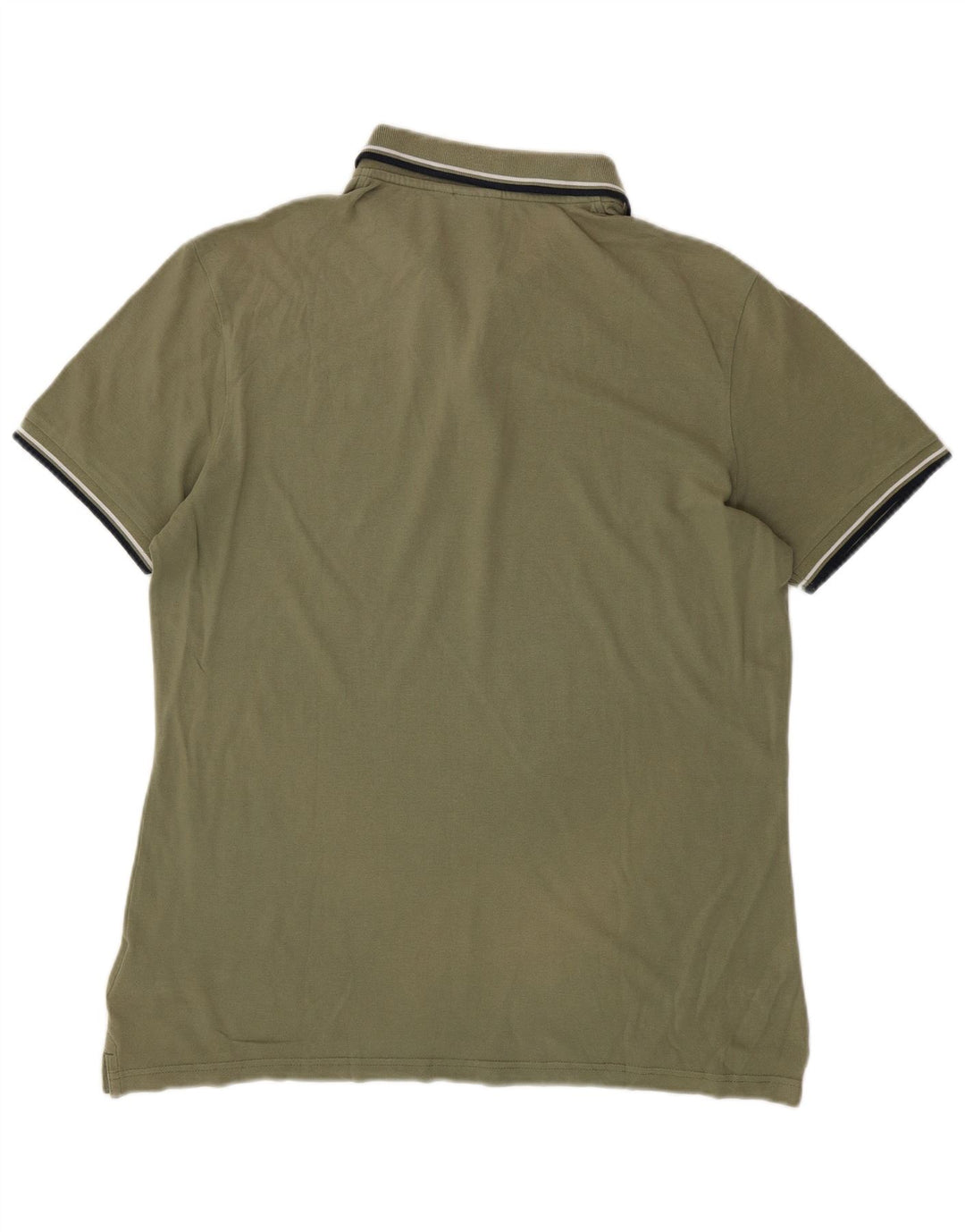 DIADORA Mens Polo Shirt 2XL Green Cotton