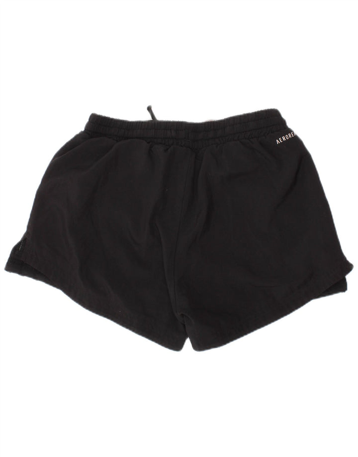 ADIDAS Boys Aeroready Sport Shorts 9-10 Years  Black Polyester