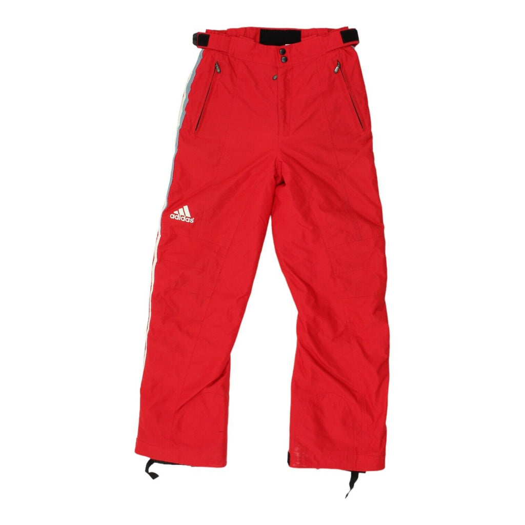 Adidas Mens Red Snowboarding Trousers | Vintage Winter Sportswear Ski Pants VTG | Vintage Messina Hembry | Thrift | Second-Hand Messina Hembry | Used Clothing | Messina Hembry 