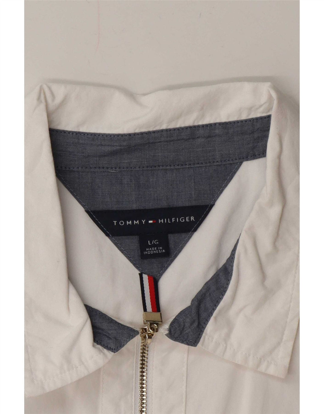 Tommy Hilfiger Womens Pullover Shirt UK 16 Large White