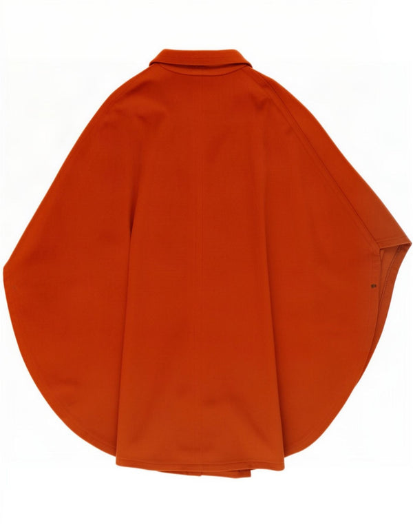 Vintage Womens Cape Coat One Size Orange