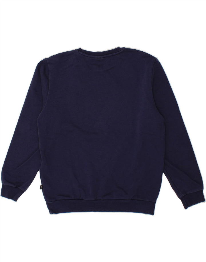 PUMA Mens Sweatshirt Jumper Medium Navy Blue Cotton Vintage Puma and Second-Hand Puma from Messina Hembry 