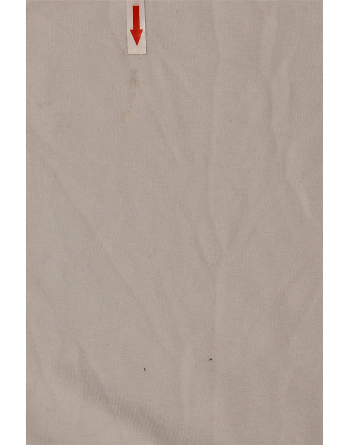 Ted Baker Mens Polo Shirt Size 5 XL White Viscose