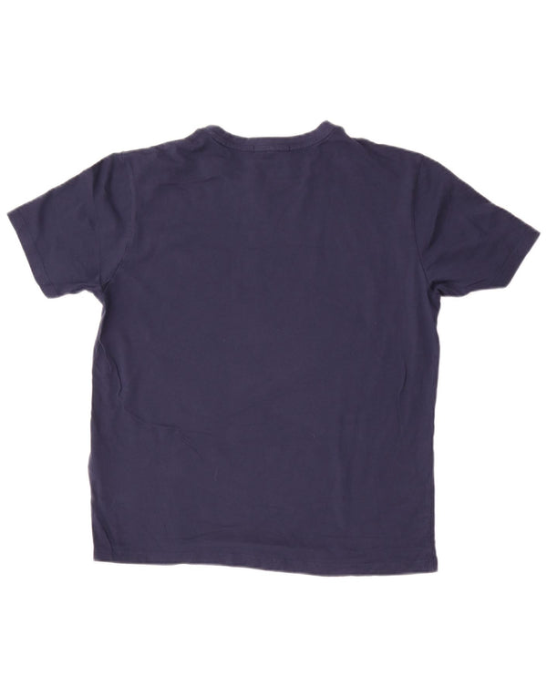 Liu Jo Mens T-Shirt Top Medium Navy Blue Cotton