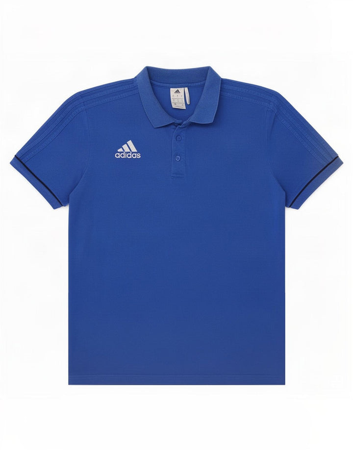 Adidas Mens Polo Shirt Large Blue