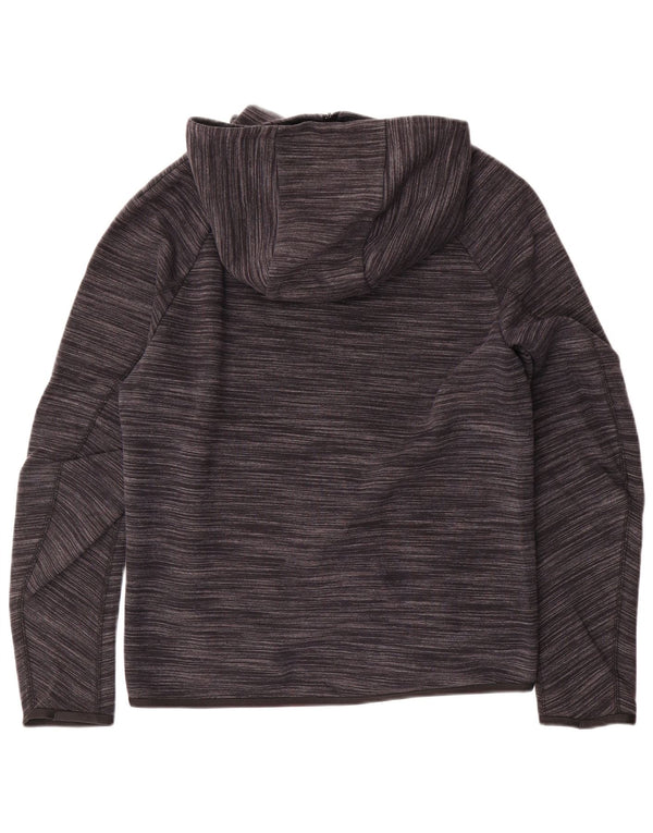 Nike Mens Zip Hoodie Sweater Small Grey Flecked Cotton