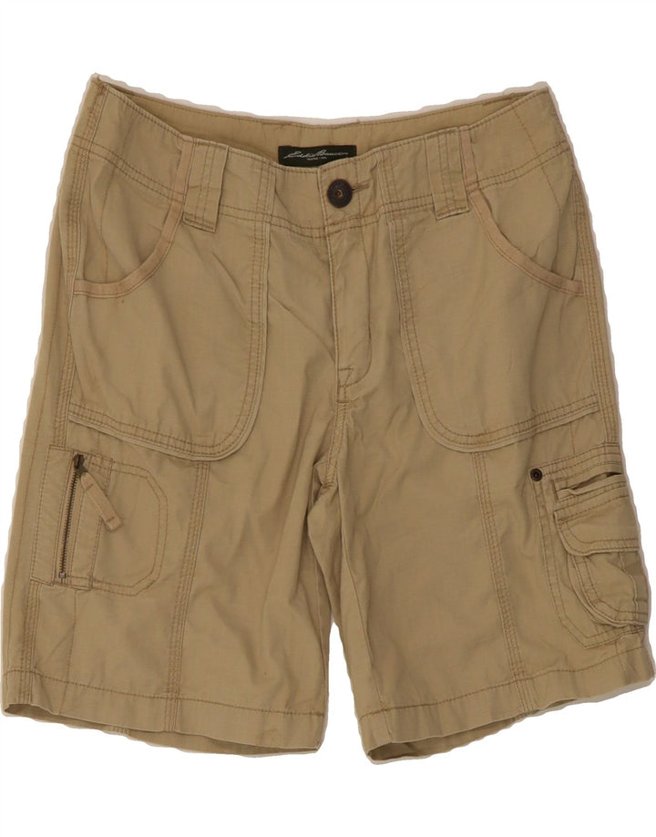 EDDIE BAUER Womens Cargo Shorts US 4 Small W32 Beige Cotton Vintage Eddie Bauer and Second-Hand Eddie Bauer from Messina Hembry 
